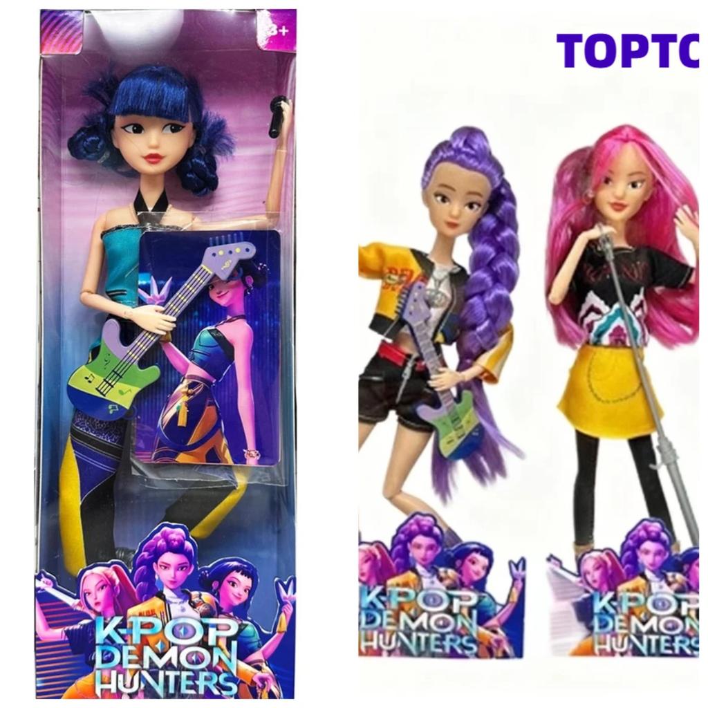 30см НОВЫЙ Аниме K-Pop Кукла Охотники на демонов Виниловая игрушка Руми Мира zoi Персонаж виниловая маска фигурка Подарок на день рождения Подарки фан-клуба