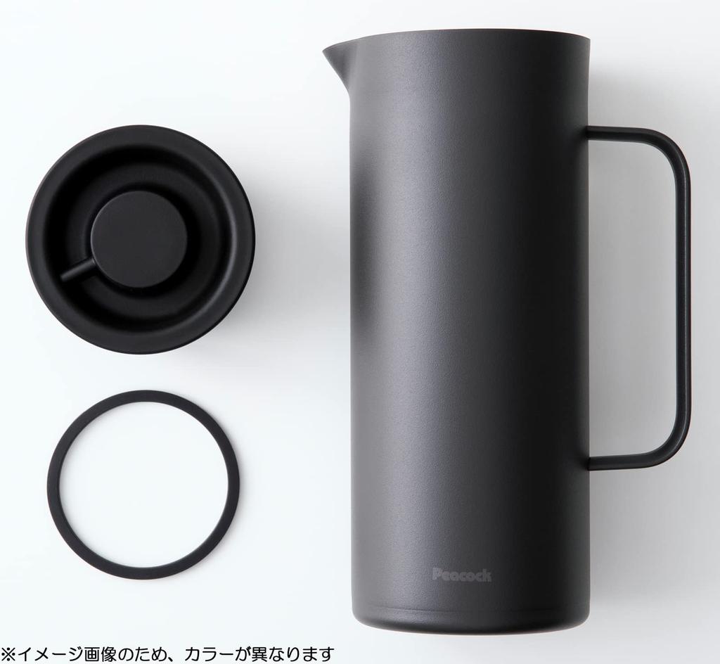 Peacock Термос Индустрия (Павлин) Термопот Peacock 1 литр, диспенсер для воды, термос с вакуумной изоляцией, для горячего/холодного, широкое горло, 1 л, горшок из нержавеющей стали