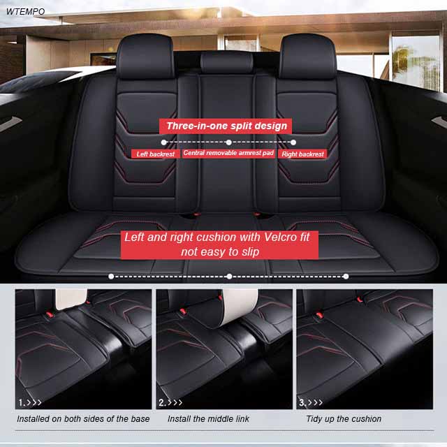 Полный комплект универсальных подушек для автомобильных сидений на 5 мест, водонепроницаемые чехлы для автомобильных сидений с полным охватом, защитные регулируемые съемные подушки для автомобильных сидений