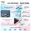 aigo U352 64GB Type-C USB 3.2 Dual Interface High-Speed Flash Drive