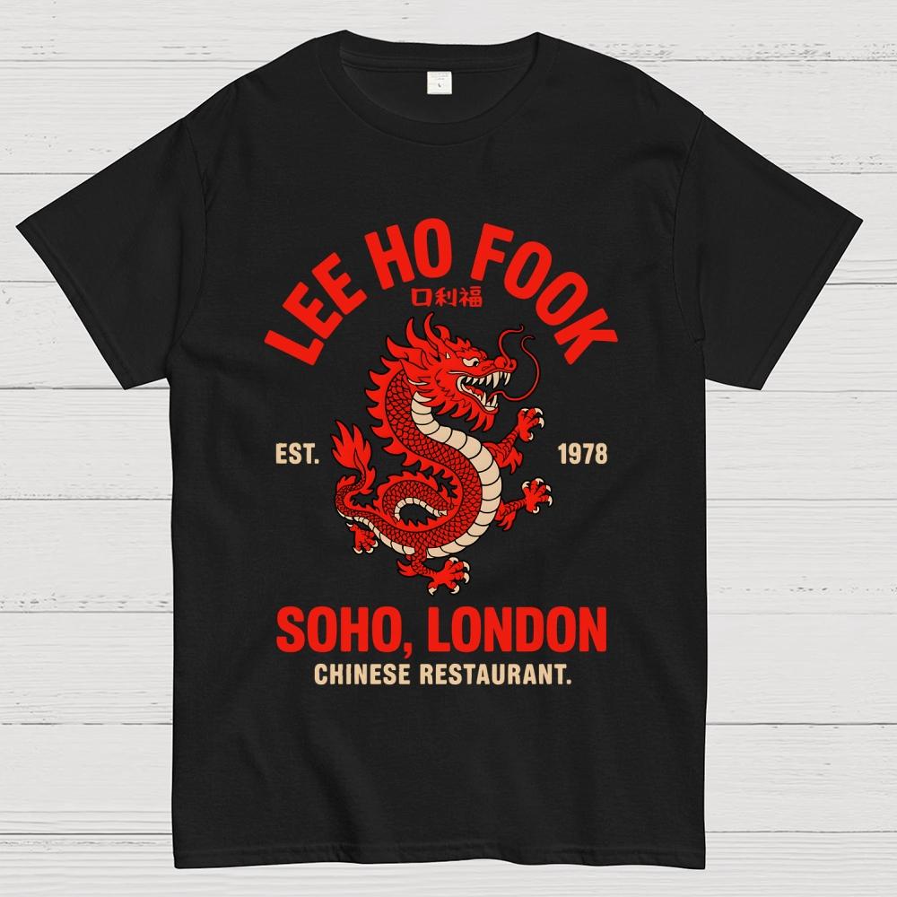 Lee Ho Fooks Chinese Restaurant Unisex 100% Cotton Summer Casual Cool Loose T-Shirt