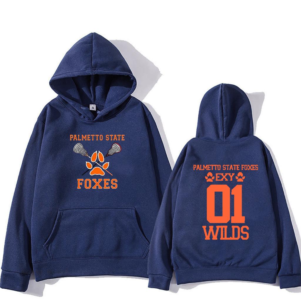 All for The Game The Foxhole Court Palmetto State Foxes WILDS Graphic Hoodie Men Women Vintage Tops Long Sleeve Fleece Pullovers