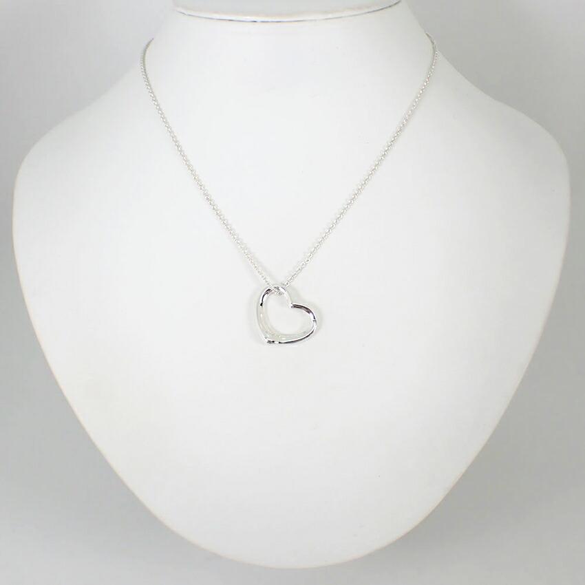 [Б/у] TIFFANY 925 Подвеска/Ожерелье Открытое Сердце/g507-47