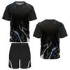 T-shirt And Shorts Set Tennis Table Tennis Training Wear Summer Outdoor Running Light