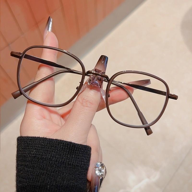 Очки с защитой от синего света и радиации, квадратная металлическая оправа, унисекс