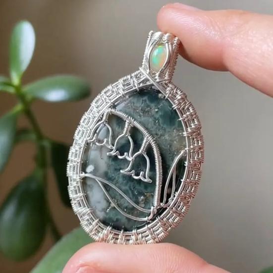 Ожерелье-подвеска ручной работы, привлекательное, элегантное, женское, ручной работы, подарочное на День матери, день рождения