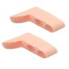 2pcs Silicone Gel Straightener Pain Relief Toe Protector Three-Hole Little Toe Bunion Foot Care Tools