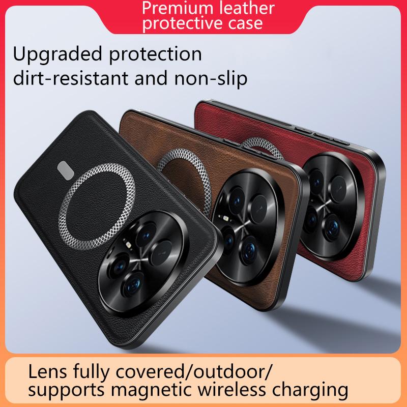 Для Honor Magic 8 8 Pro кожаный чехол-книжка с полной защитой, магнитный, водонепроницаемый, противоударный, с защитой от отпечатков пальцев