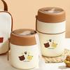 Stainless Steel Double Layers Lunch Box with Spoon Insulated Food Container  Camping