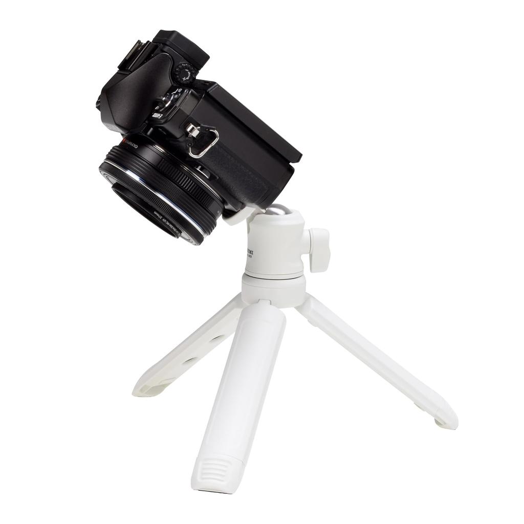 Etsumi Tetra Grip Pod Штатив-тренога настольный 3 Максимальная длина Легкий штатив, Секции, 160 мм, 105 г, Белый, VE-2335