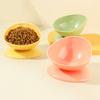 Миска для корма для домашних животных, наклонная защита для шеи с высоким дном, противоудушающая миска для воды для собак и кошек, антидемпинговые принадлежности для кормления собак