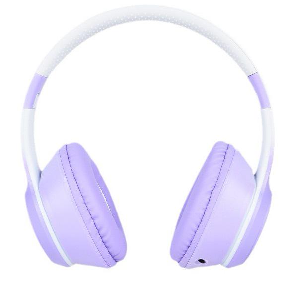 Светящаяся беспроводная Bluetooth-повязка на голову с градиентом и макаруновыми наушниками – Хит продаж с мощным басом