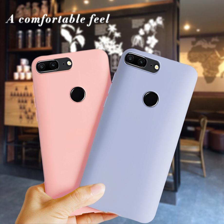 For Huawei Honor 9 Lite Case Matte Soft Silicone Phone Case for Huawei Honor 9Lite Case on Honor 9 Lite Back Cover Bumper Fundas