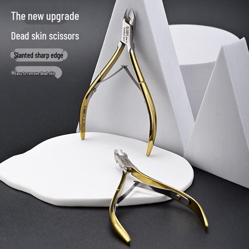 Easy Cut D-501 Stainless Steel Cuticle Scissors & Nippers Set - Sharp Manicure Tools