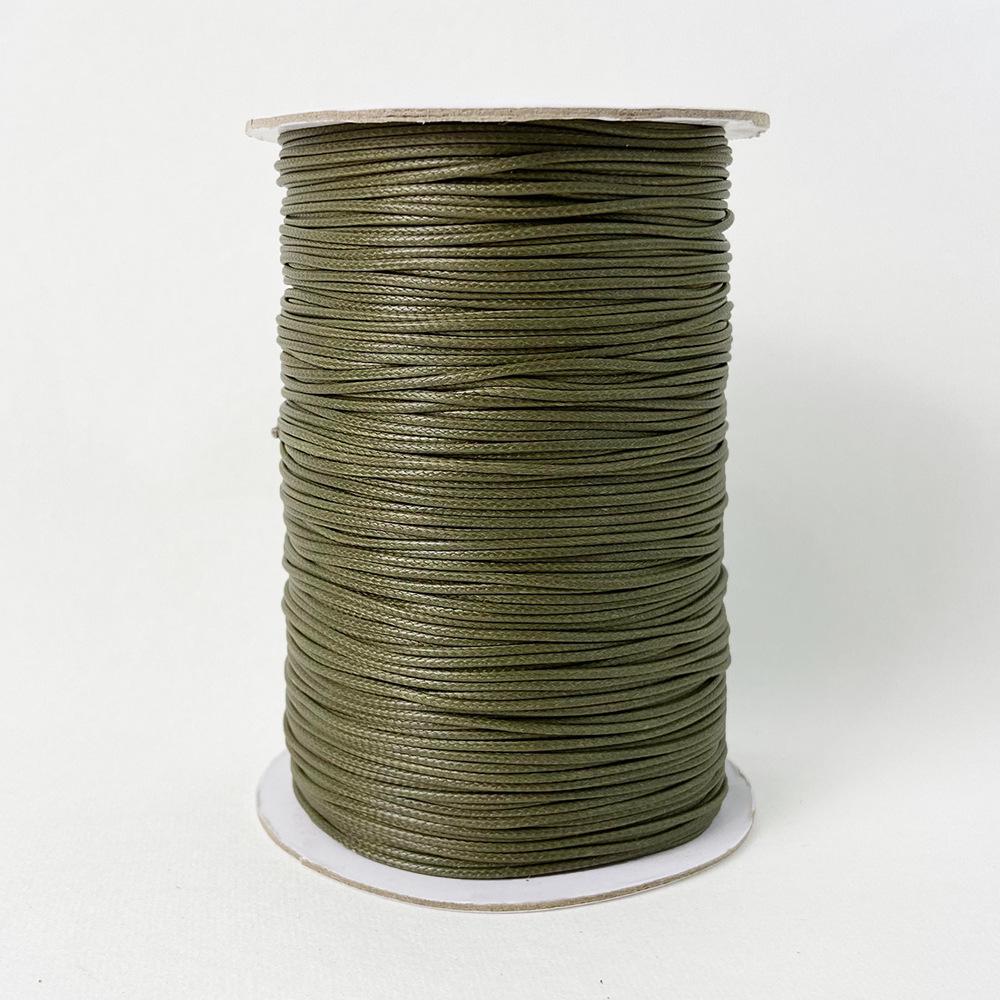 Корейская вощеная веревка 1 мм: Ювелирные изделия и подвеска Ожерелье/Плетеный браслет с ПУ кожей