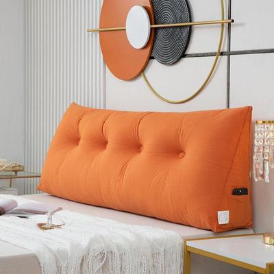 Подушка для изголовья треугольной формы: Большая, мягкая поясничная поддержка для кровати, эркерного окна или общежития