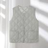 Down Cotton Vest Women's Inner Wear Autumn and Winter New Slim-fit Bottom Inner Wear Vest Medium Thin Warm Vest Vest