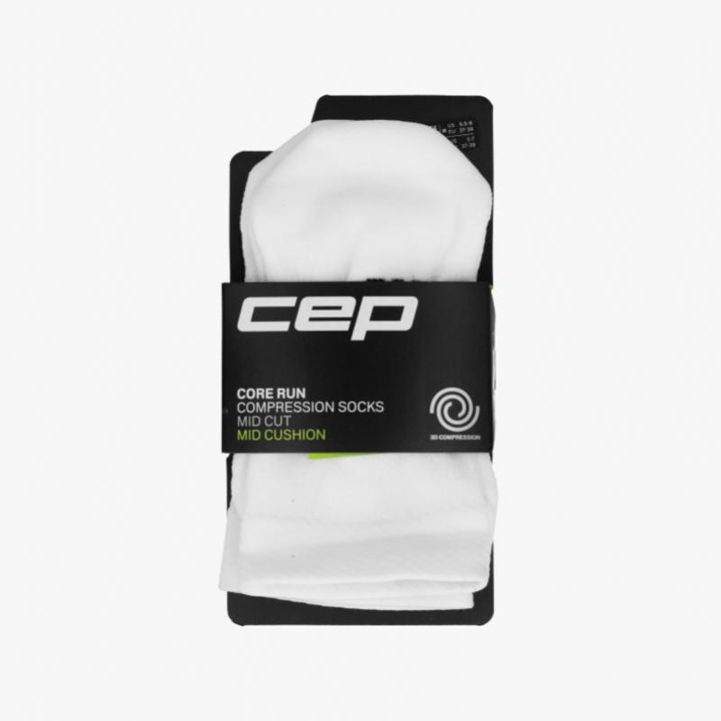 Носки Cep Mid Cut 5.0 White Core Run