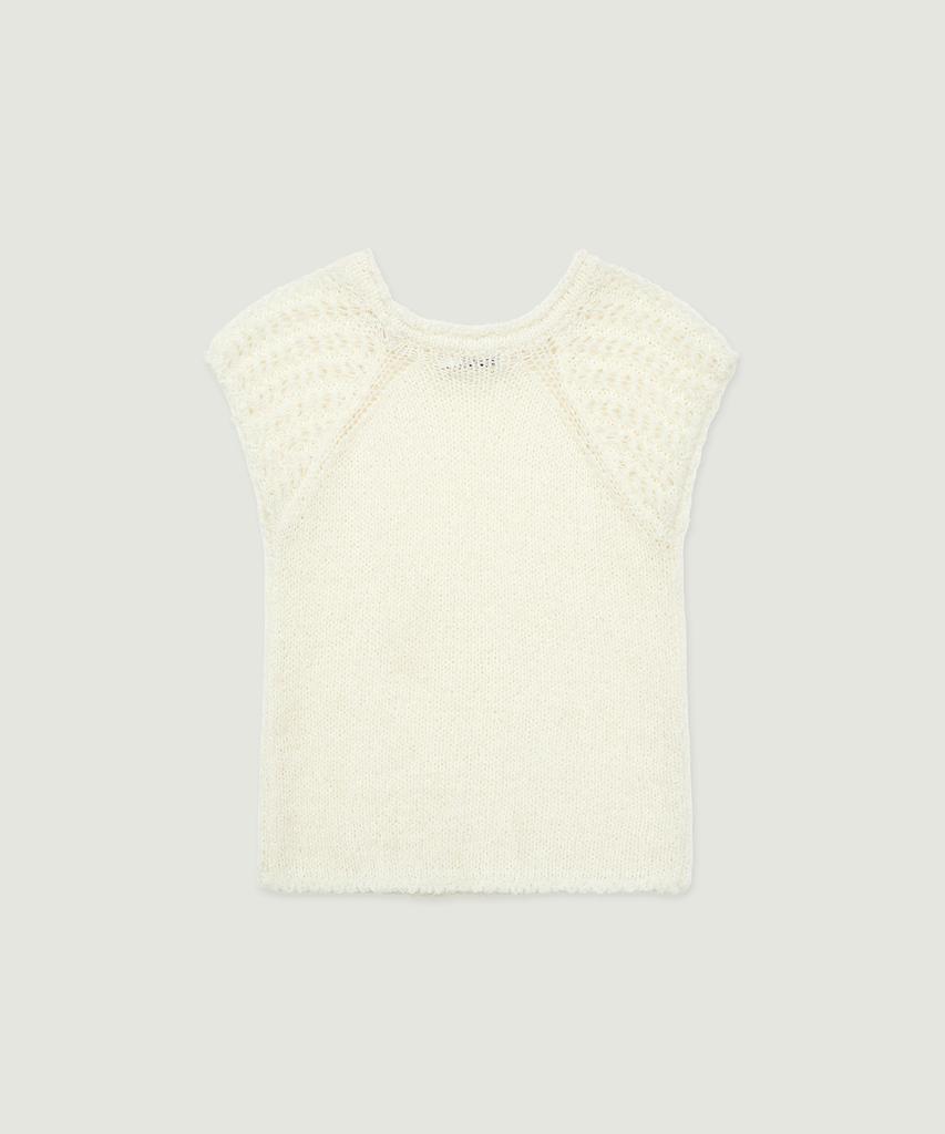 GROVE Jace Net Half Sleeve Knit (Cream)