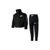 Logo Print Stand Collar Casual Sports Suit Kids Suits Black DD6302-010