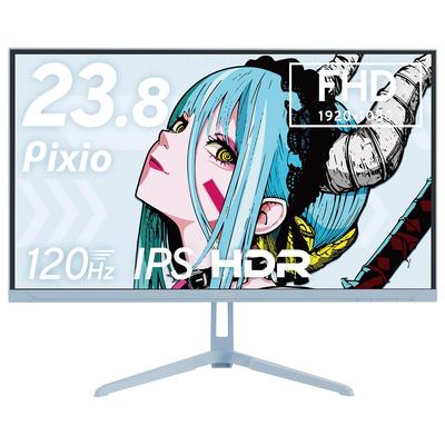 Pixio PX246 Wave Пастельно-синий Игровой монитор дюйм FHD 120 Гц IPS Пастельно-синий Светло-синий Pixio HDMI VGA 4 мс ps5 23.8