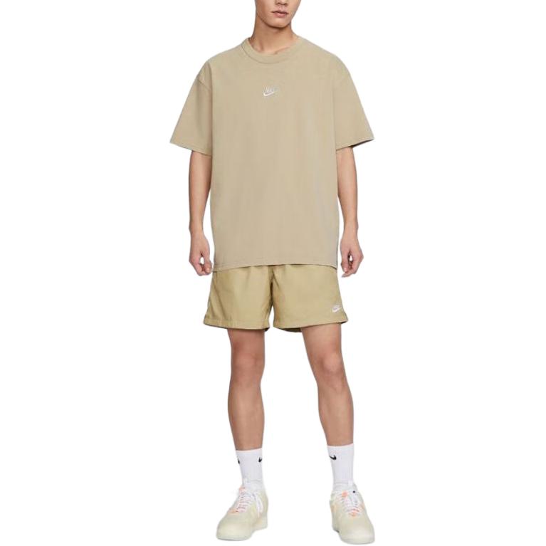 Nike Тканые повседневные шорты мужские темно-хаки средние FN3308-297