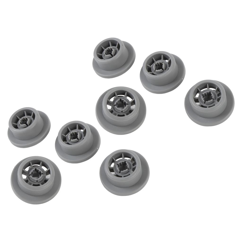8Pcs Dishwasher Lower Rack Wheels 165314 Replacement Kitchen Supply Plastic Parts Accessories