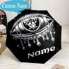 Custom Name Umbrella Rider's Shield Emblem Umbrella 8-Frame for Travel, Camping, Casual Lightweight Portable, Essential for Family Gifts