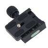 Quick Release Clamp for Arca Aluminum Alloy 50mm Camera Tripod Quick Release Plate Clamp with 3 Bubble Levels 3 8 to 1