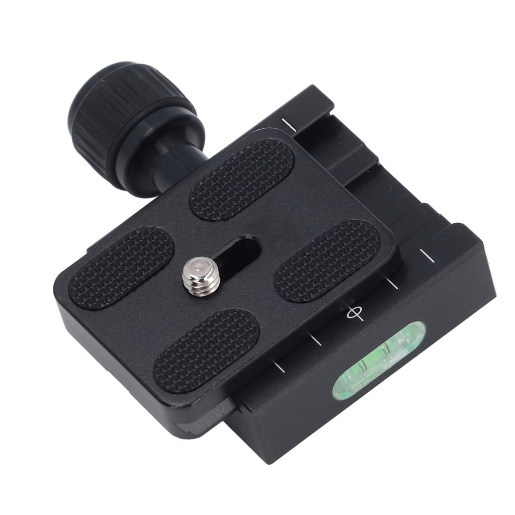 Quick Release Clamp for Arca Aluminum Alloy 50mm Camera Tripod Quick Release Plate Clamp with 3 Bubble Levels 3 8 to 1