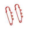 2/5Pcs Colorful 3 Holes Pins Brooch for DIY Making Decorations Clothing Fixator Supplies Accessories