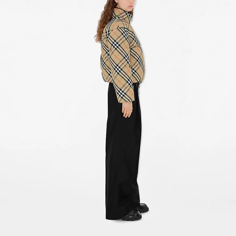 Burberry Двусторонняя клетчатая пуховая куртка 80961291