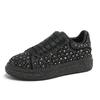 Spring Full Diamond Men's and Women's Shoes Platform Sports Dad Shoes Women's Casual Shoes Rhinestone McQueen Board