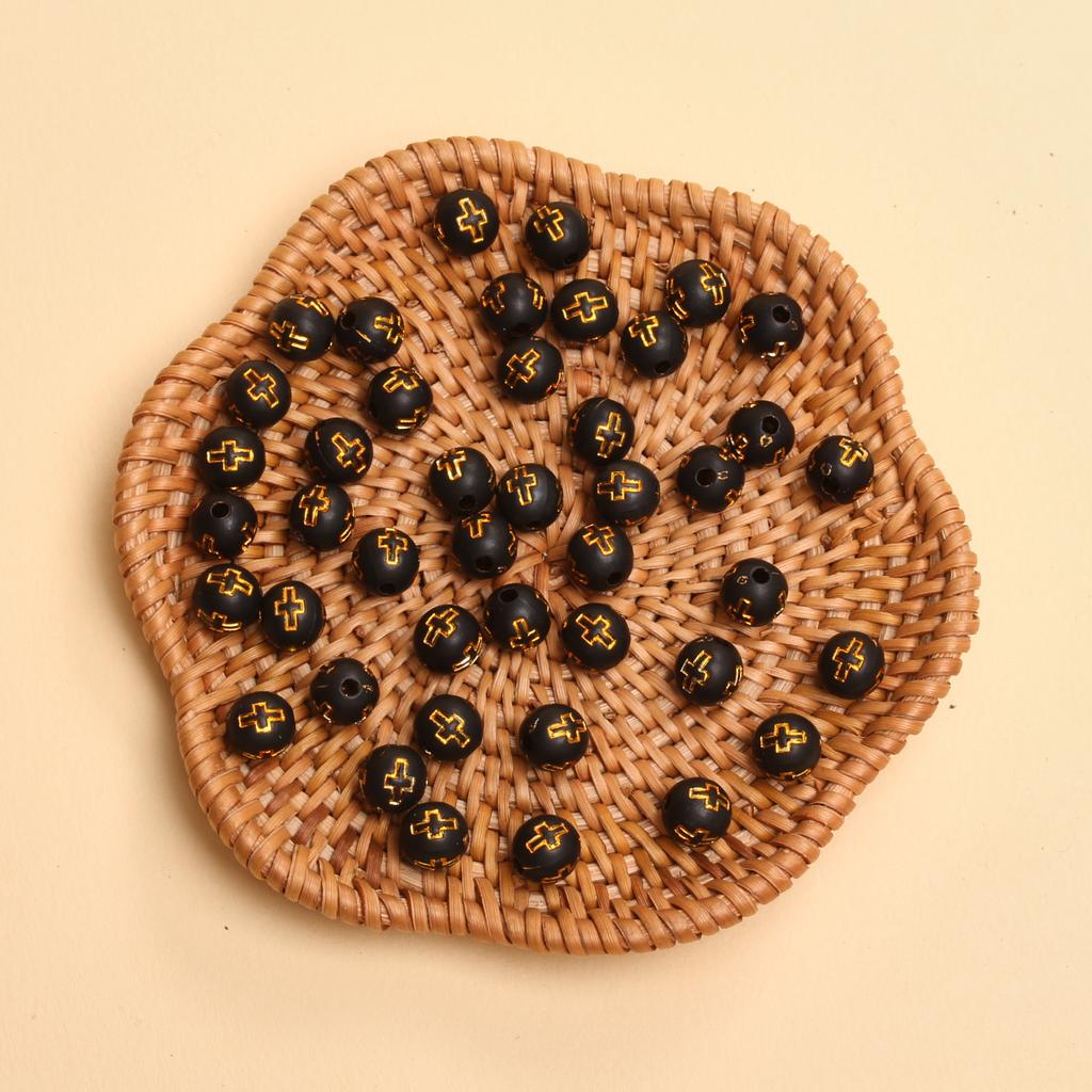 Модные акриловые бусины из крестообразной сосны 50 шт. 7 мм DIY материал для изготовления ювелирных изделий браслет ожерелье