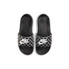 Nike Victori One Printed Slide Just Do It Checkered Men Sneakers Black White CN9678-004