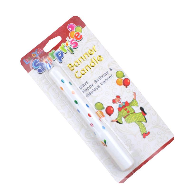 Креативная свеча-сюрприз «Клоун», баннер для вечеринки, смешное украшение для торта на день рождения, реквизит для розыгрыша, композиция, свеча