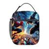 Marvel Spider-Man Cartoon Lunch Bag Insulated Tote Oxford Cloth Lunch Box Carrier New Portable