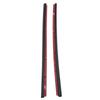 2x Left + Right Rear Quarter Side Glass Window Seal Replacement for Renault Clio 3 Door