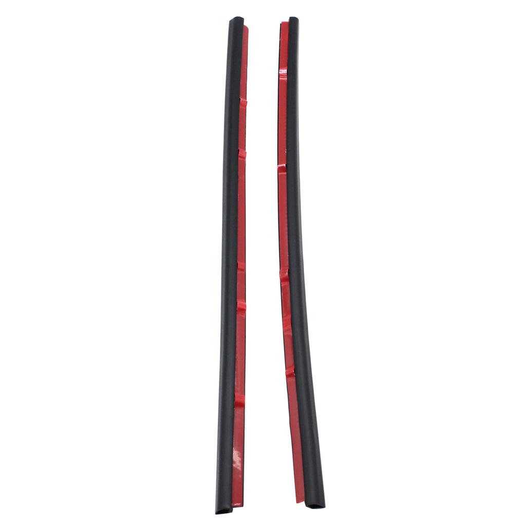 2x Left + Right Rear Quarter Side Glass Window Seal Replacement for Renault Clio 3 Door