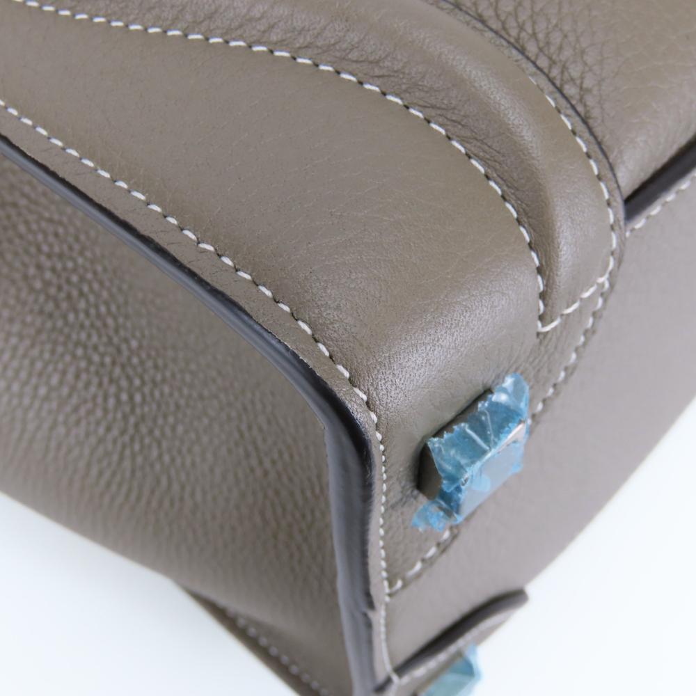 Used CELINE Tote Bag Micro luggage 189793DRU.09SO leather Gurege