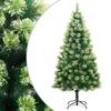 VidaXL Artificial Hinged Christmas Tree with Stand 180 Cm 356738