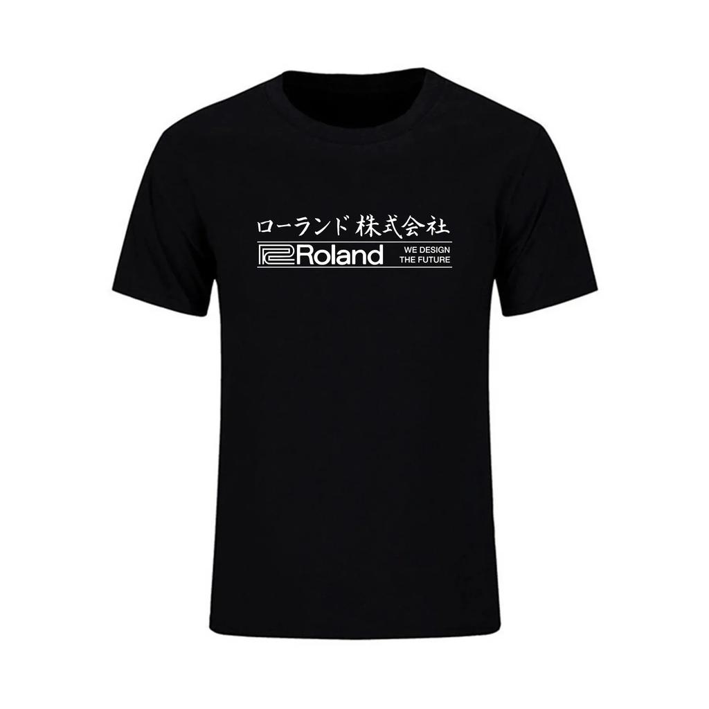 Удивительная мужская футболка Повседневная Оверсайз Базовая Roland 1972 Осака, Япония Классическая футболка Мужские футболки Графическая Уличная одежда S-4XL