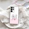 Милый Чехол для Телефона с Кроликом E-EstherS Для Samsung S 24 Fe 25 Ultra Plus 20 Lite 21 30 22 23 24 22 Ultra 5G Fundas