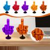 3D-печатная статуэтка среднего пальца F*Ck You, креативное украшение для стола, украшение, подарок, забавное украшение, игрушка-розыгрыш