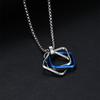 Three-Ring Geometric Titanium Steel Necklace For Men And Women Trendy Cool Simple Personality Couple Titanium Steel Pendant Hip-Hop Jewelry