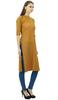 Phagun Cotton Plain Kurti Tunic Mandarin Collar Ethnic Casual Kurta Blouse