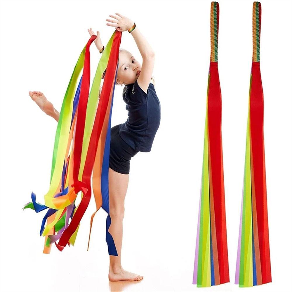 Rhythmic Gymnastic Ribbons Art Gymnastic Rainbow Streamer Dance Rainbow Ribbons Interactive Games