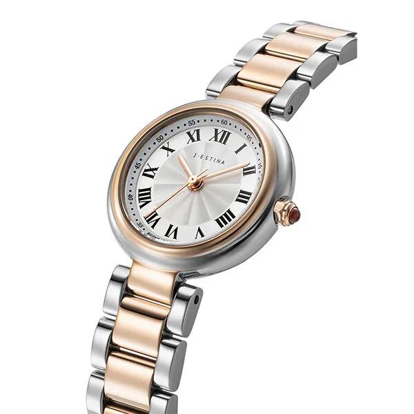Nuovo Tempo Round Metal Watch - Rose Combination (JWT2ME4BS401CRCR0)