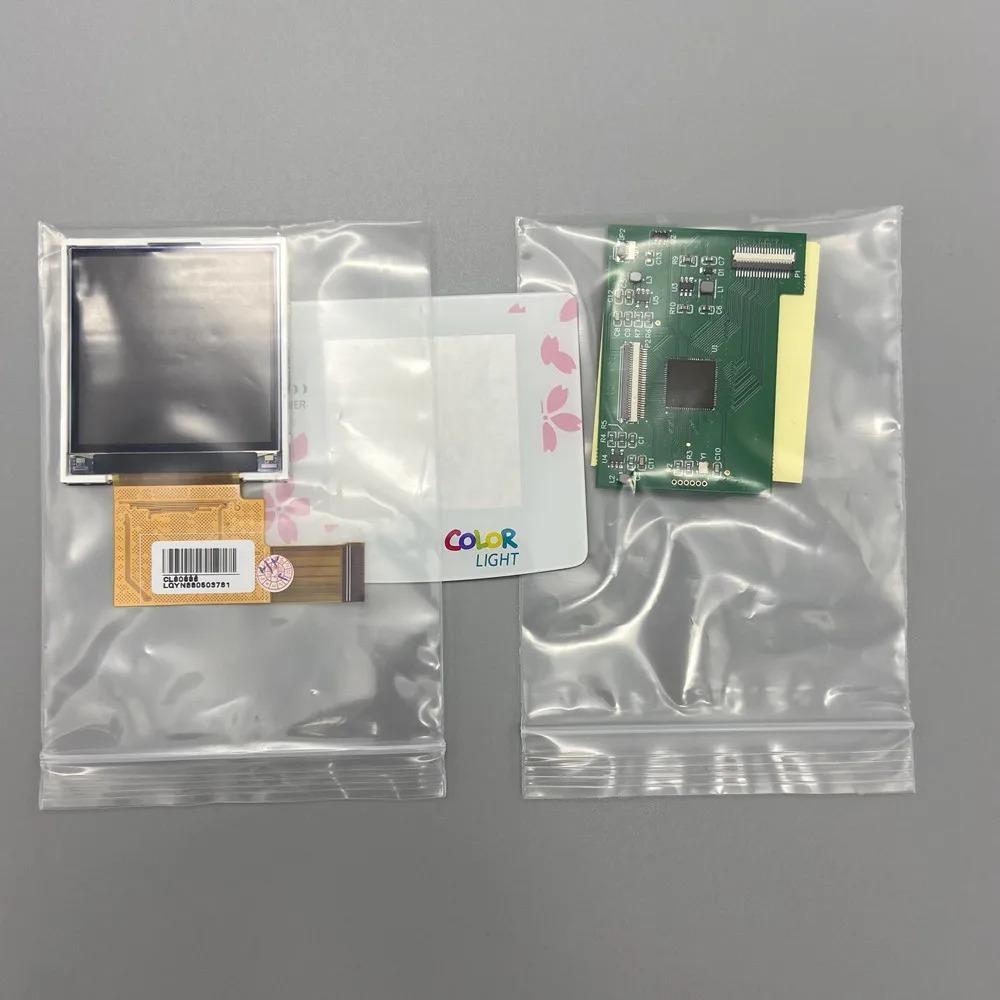 ЖК-экран GBC 2,2 дюйма, ЖК-экран высокой яркости для Gameboy COLOR GBC, plug and play без пайки и вырезания корпуса