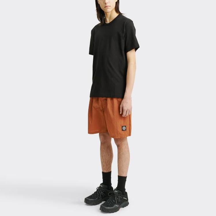 STONE ISLAND Плавки оранжевые мужские купальные 7615B0943-V0032